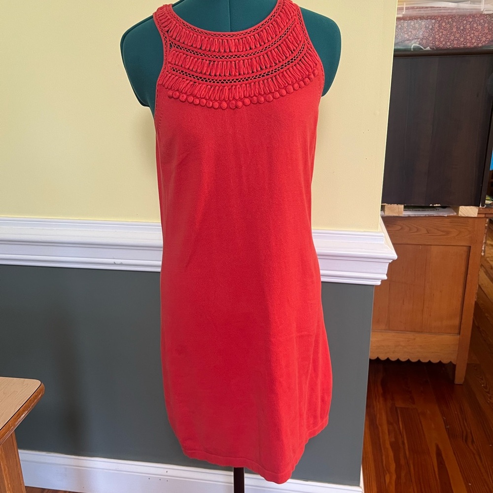 LAST CHANCE Banana Republic Sleeveless Dress with Crochet Detail-Medium